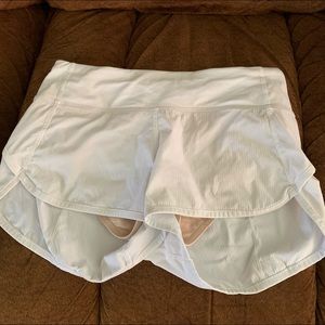 White size 4 Lululemon Shorts